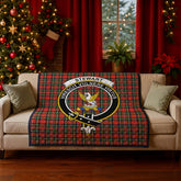 Stewart Royal Modern Tartan Crest Quilt